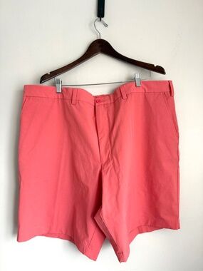 VINEYARD VINES Mens 46 Big Tall Coral 10" On The Go Performance Golf Shorts F14